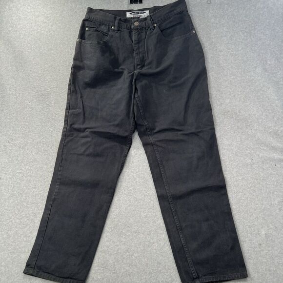 Vintage Anchor Blue Jeans Mens Loose skater Gray Jeans 33x30 fits 32x30* - Picture 5 of 16